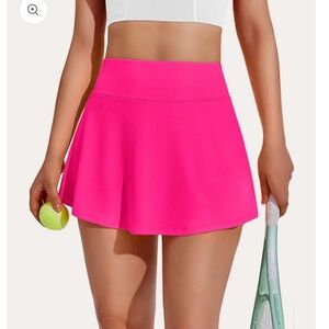 Pinspark‎ Hot Pink Tennis Skirt